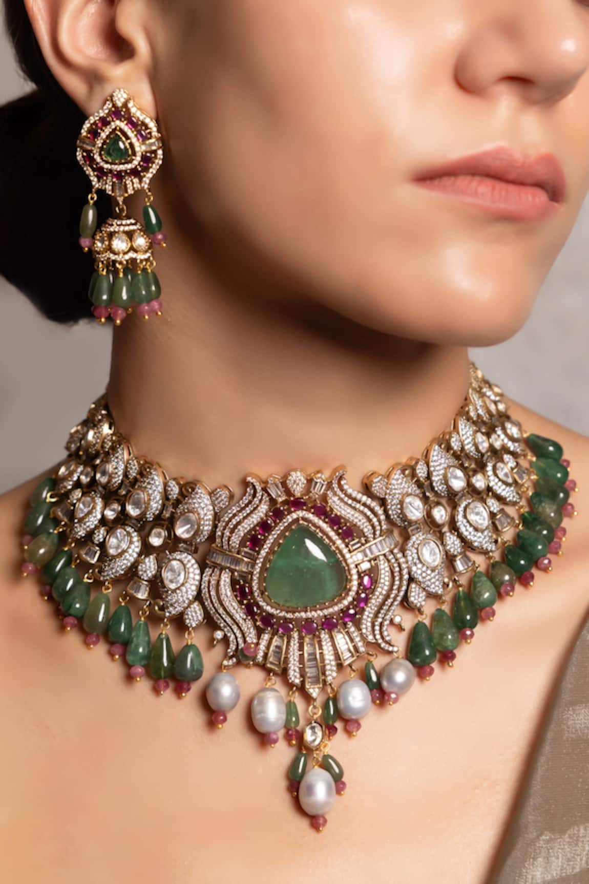 Joules By Radhika Chinmaya Necklace Set 