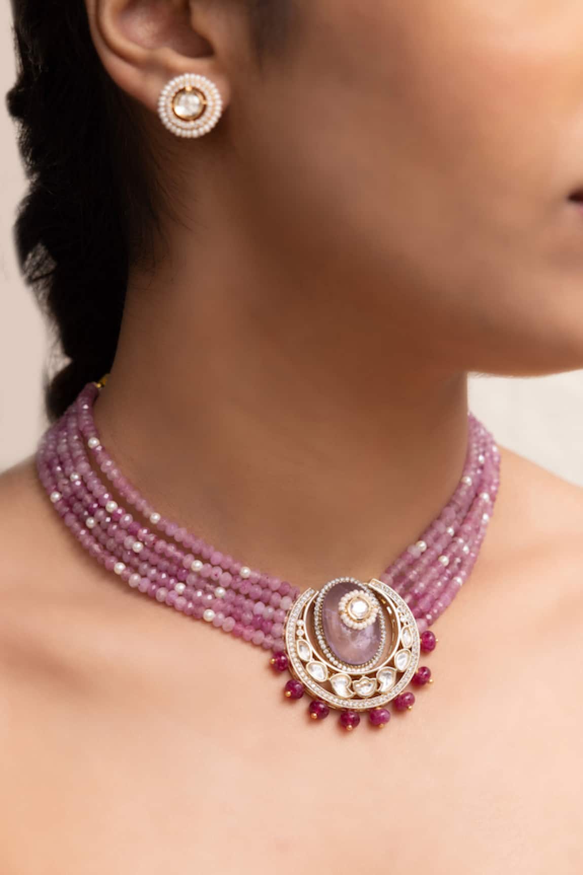 Joules By Radhika Lakshi Designer Necklace Set 