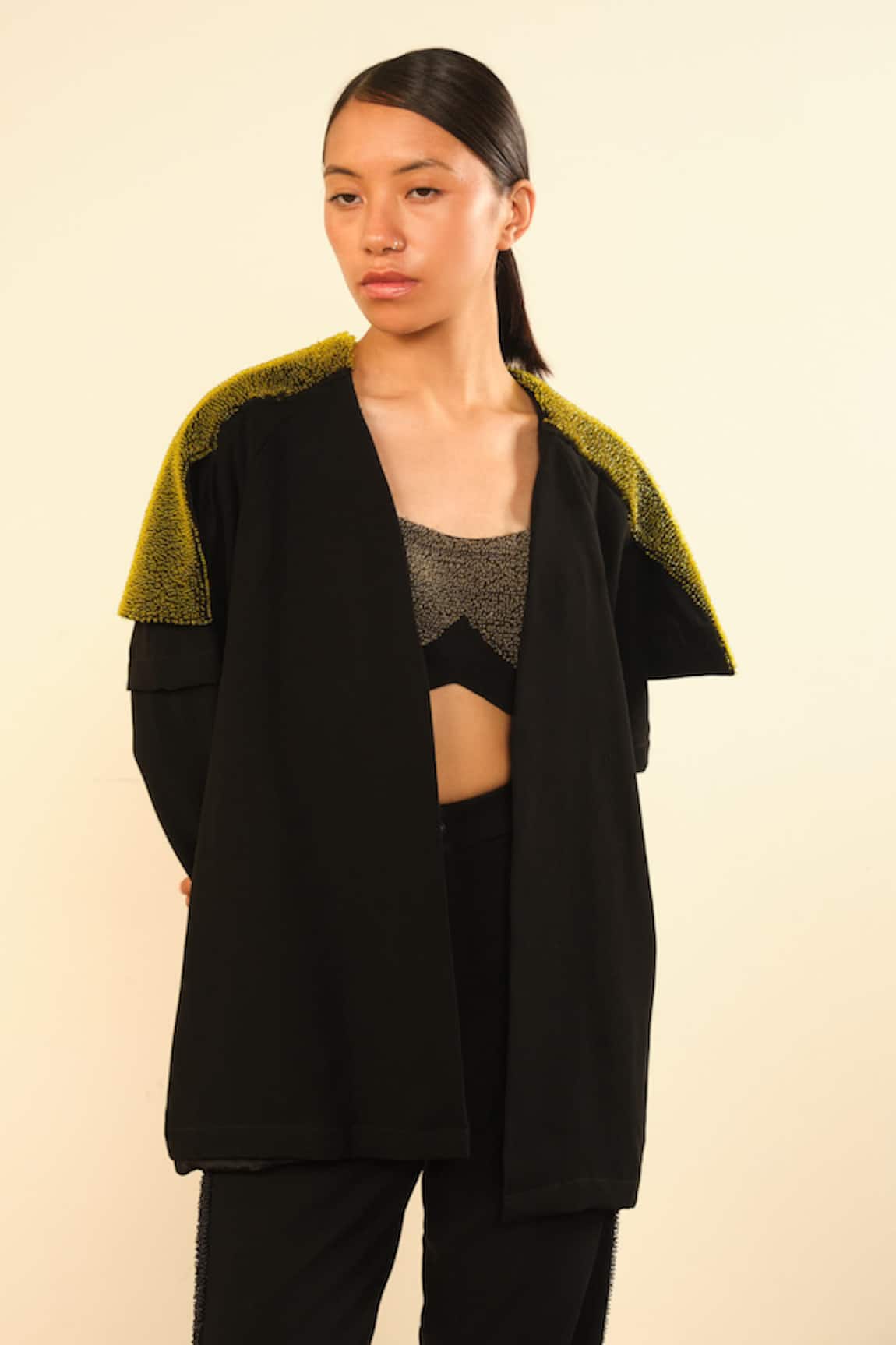 Somya Goyal Designer Shoulder Overlay Jacket 