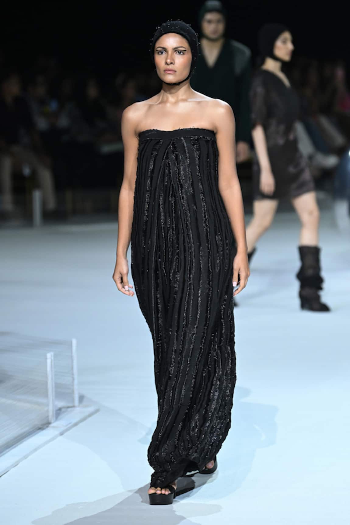 Somya Goyal Hand Woven Noir Jumpsuit 