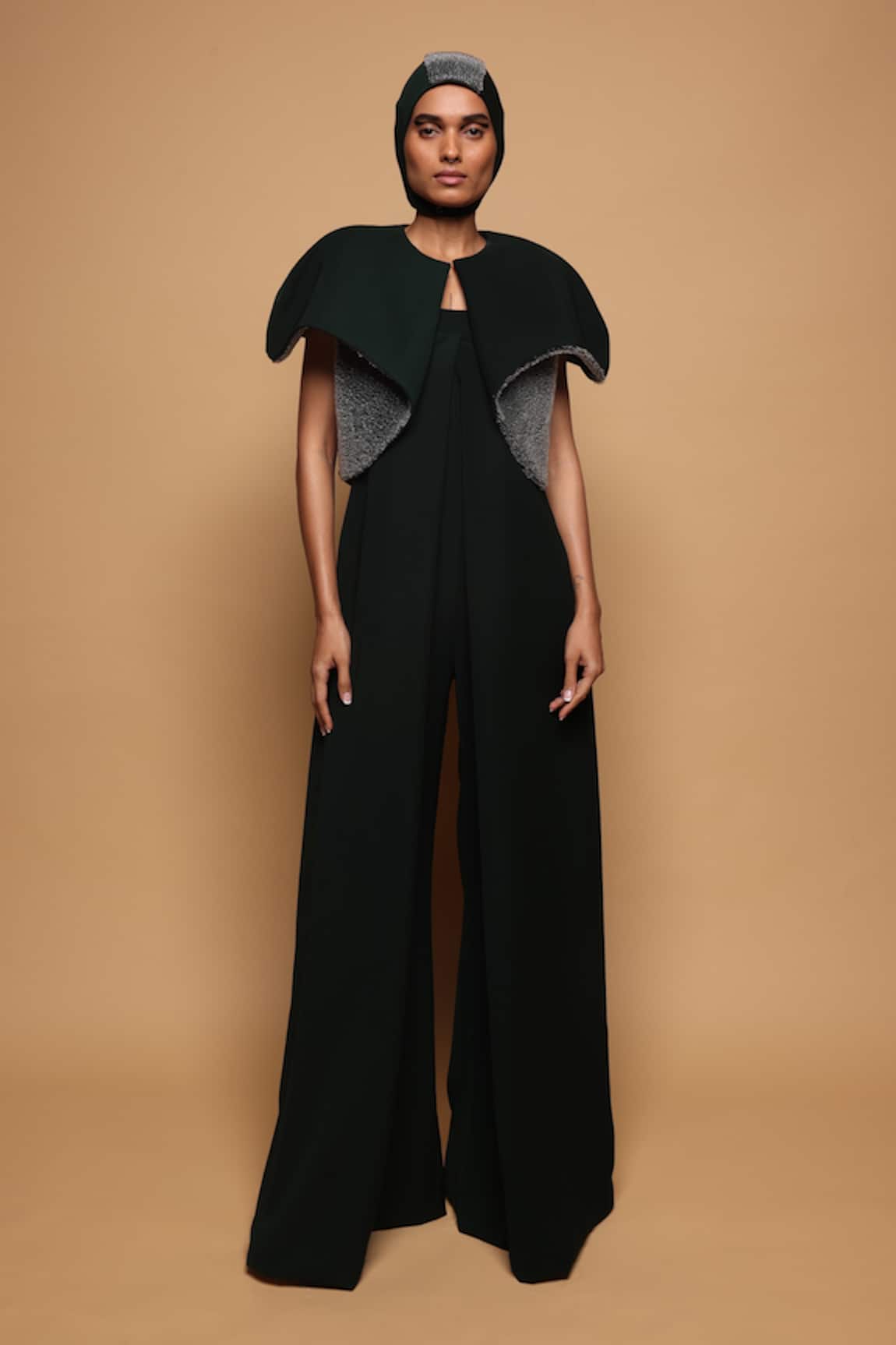Somya Goyal Forest Green Transformed Jumpsuit 