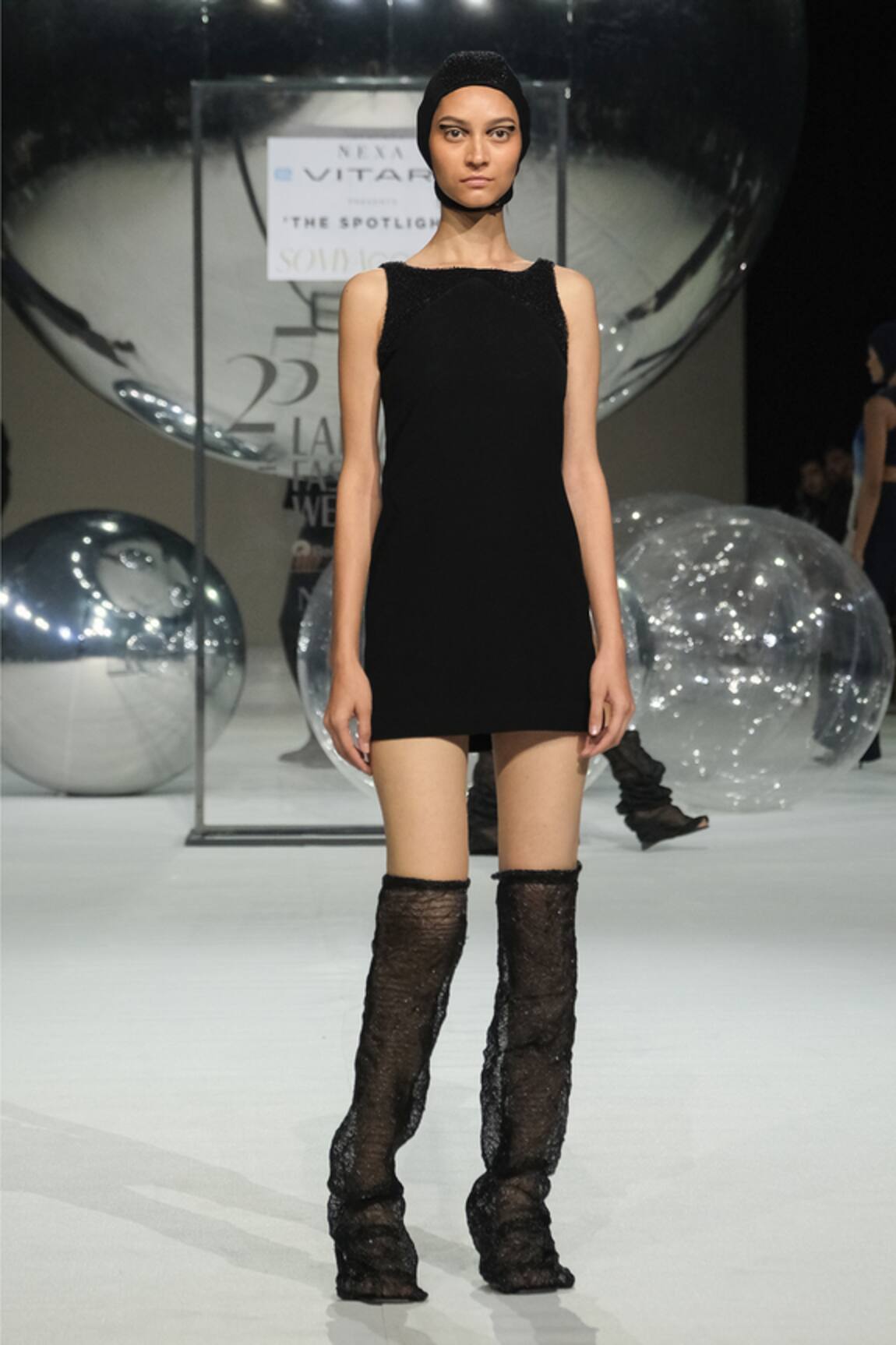 Somya Goyal Contoured Black Dress 