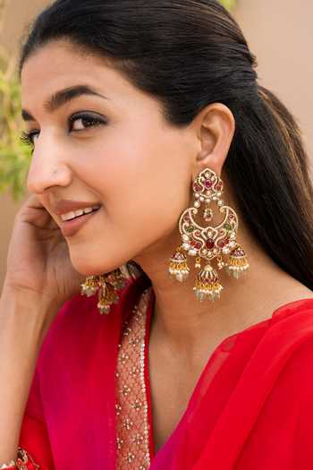 Saga Jewels Multi-Color Designer Earrings 