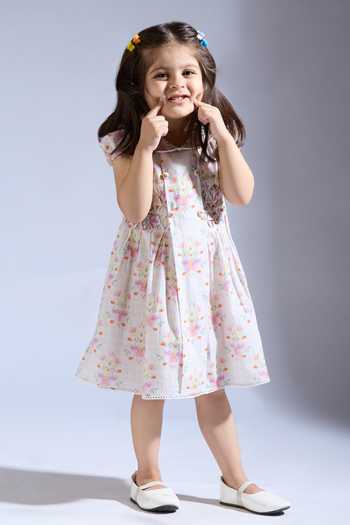 Neha Gursahani Multi Color Floral Dress 