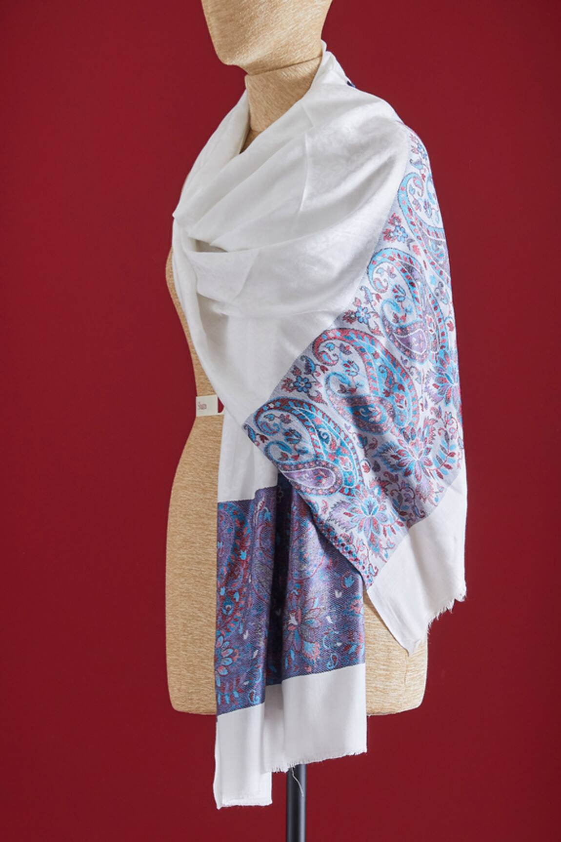 SHAZA Multicolor Kani Stole 