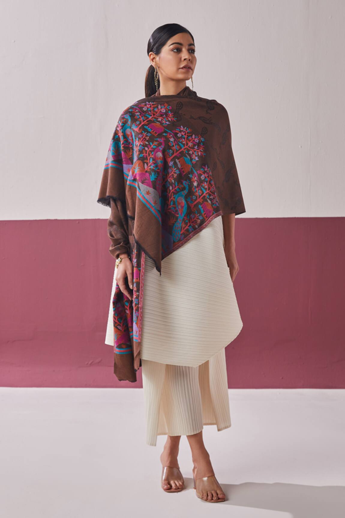 SHAZA Kani Handloom Pashmina Stole 