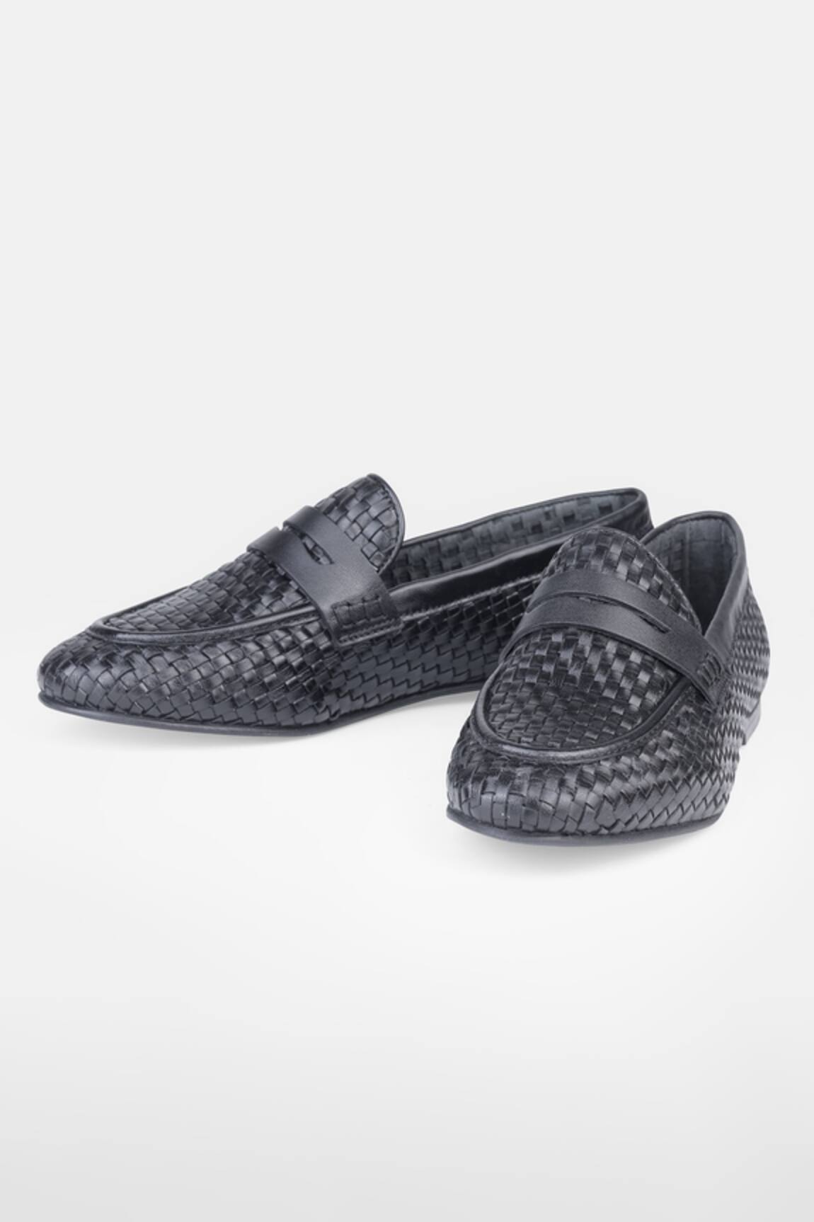 Heel Your Sole Miso Black Genuine Leather Loafers 