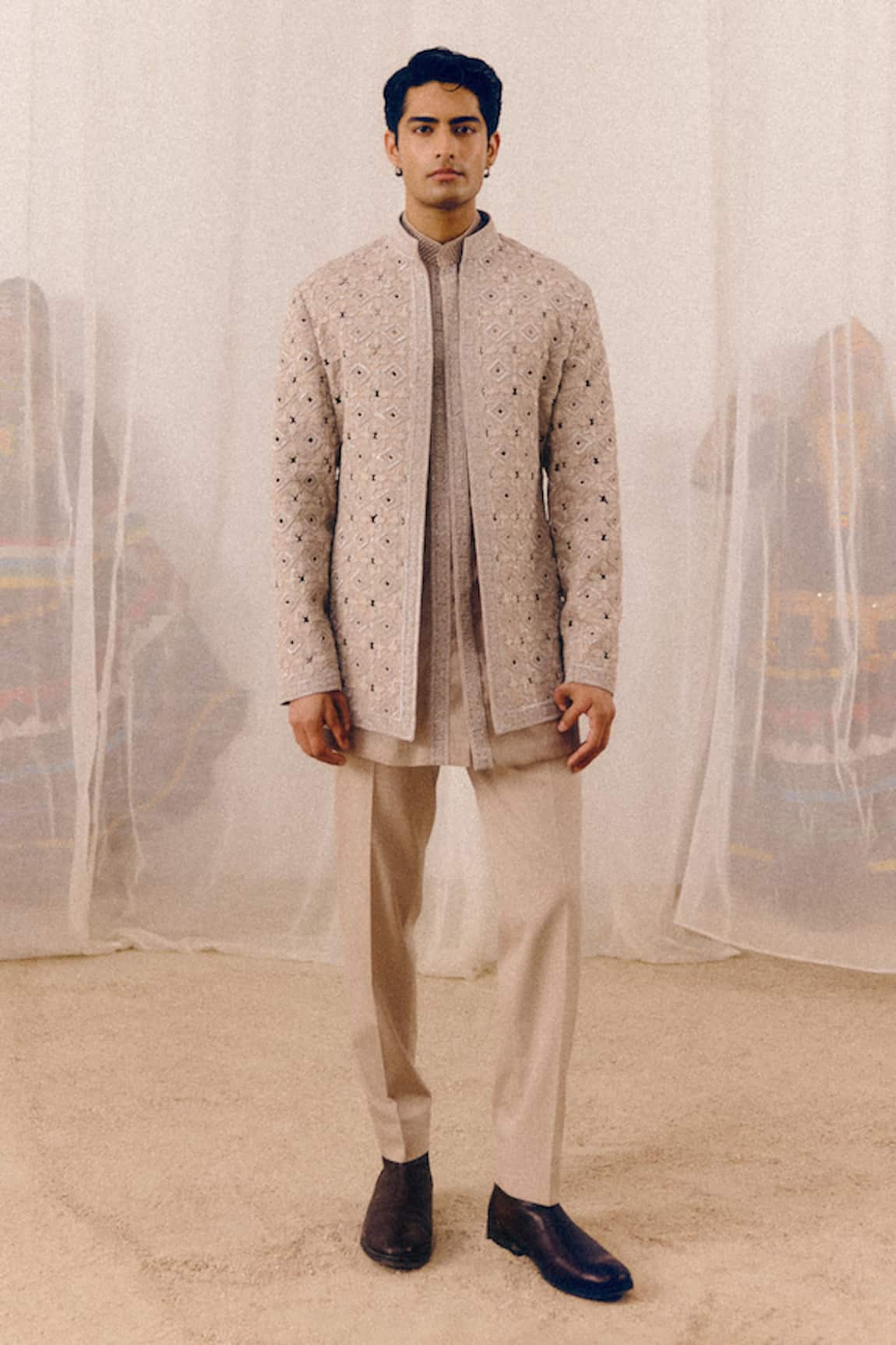 Amaare Designer Rup Bandhgala Set 