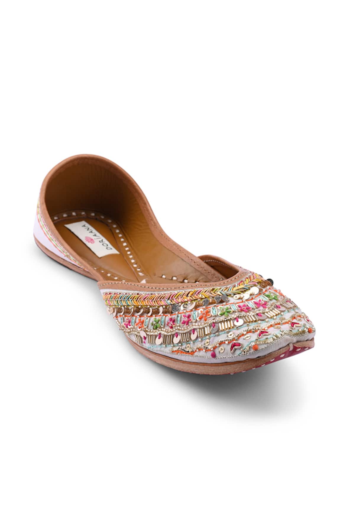 Doriaana Zara Designer Embroidered Jutti 