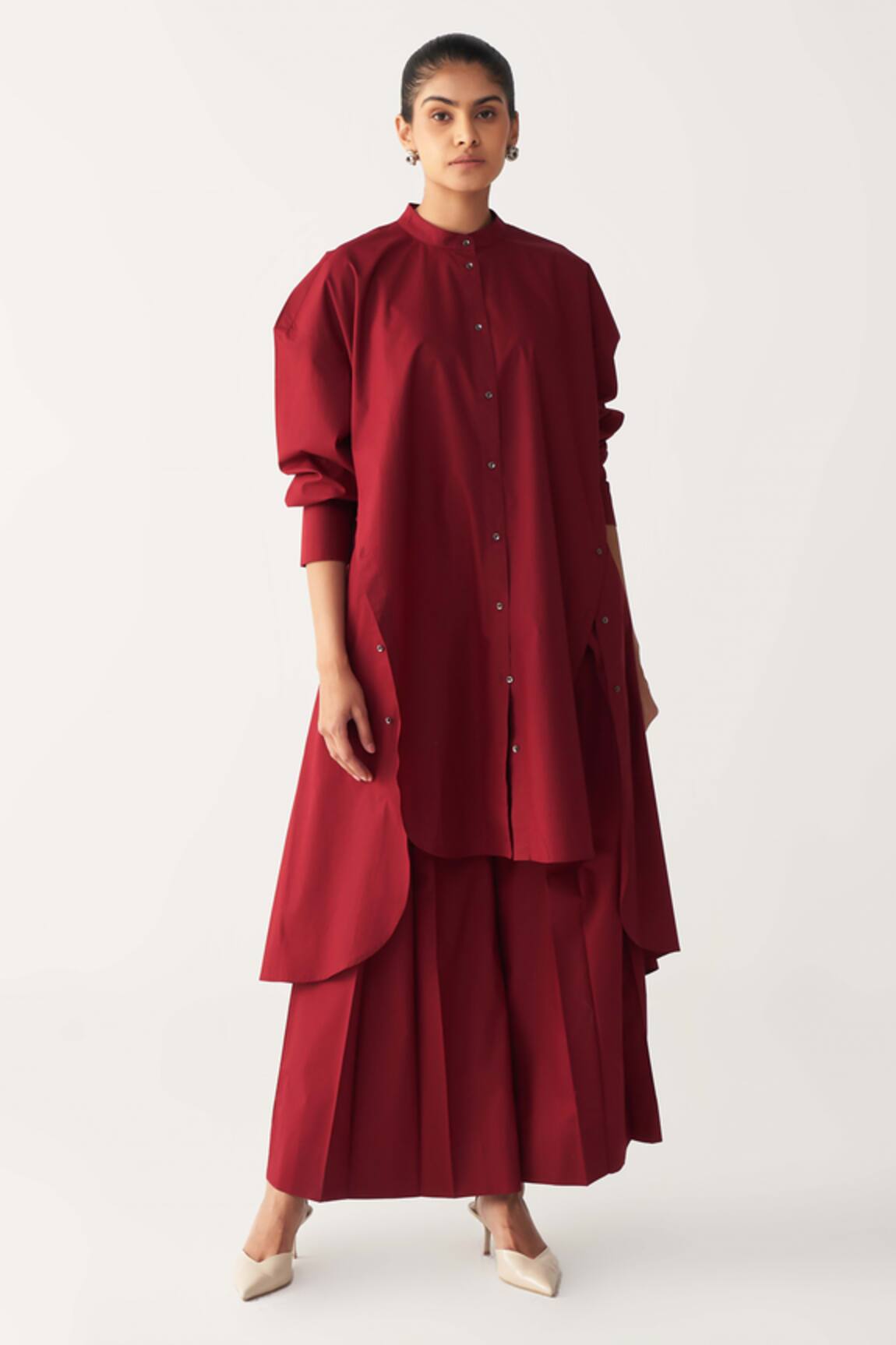 Three Side Button Tunic 