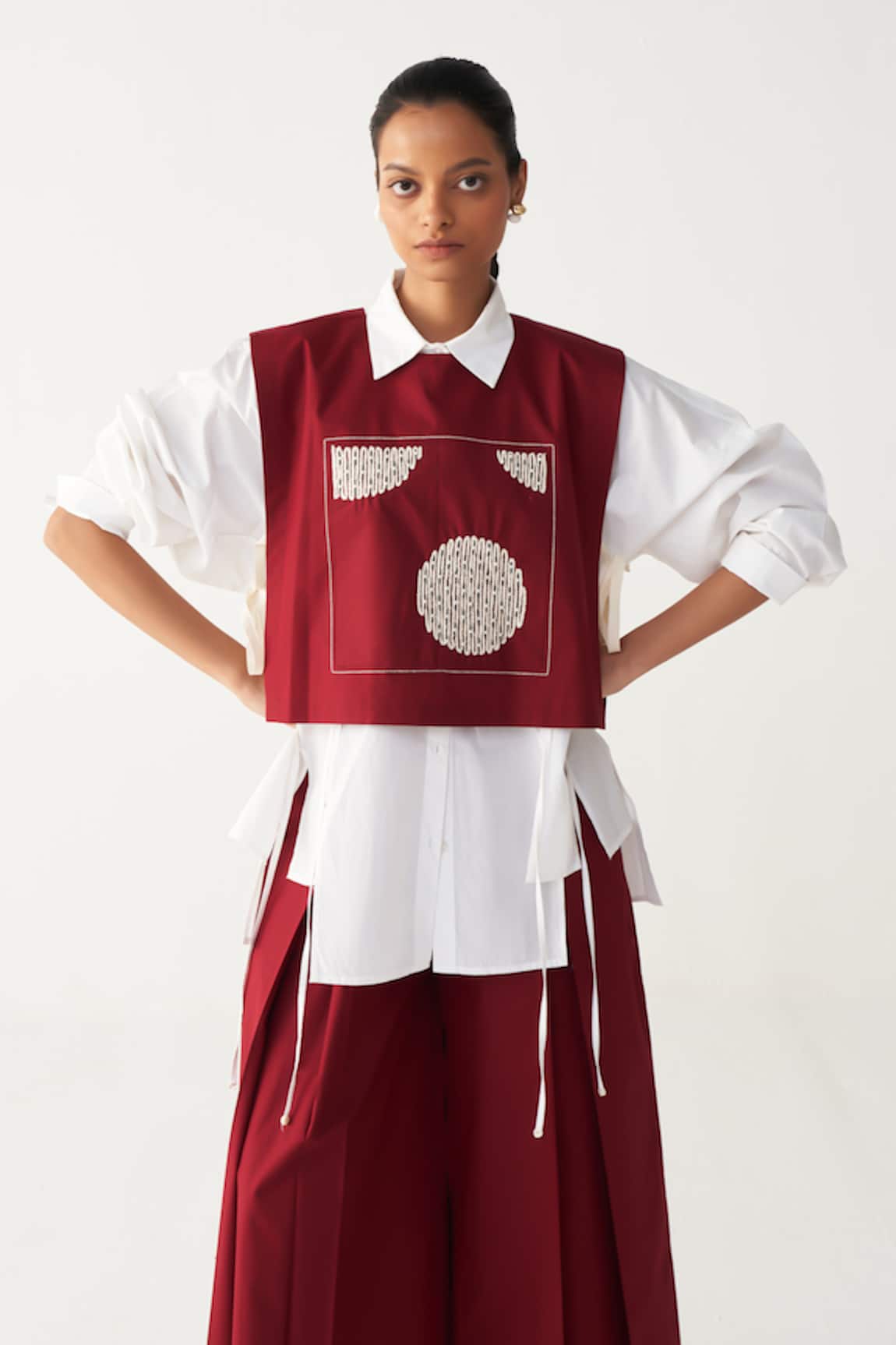 Three Patch Embroidered Overlay 