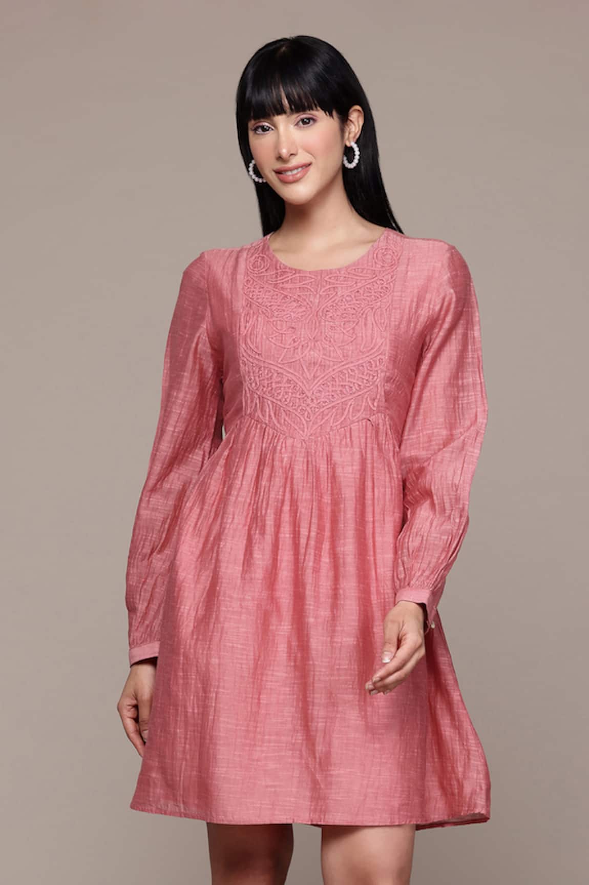Ritu Kumar Pink Essential-Label Short Dress 