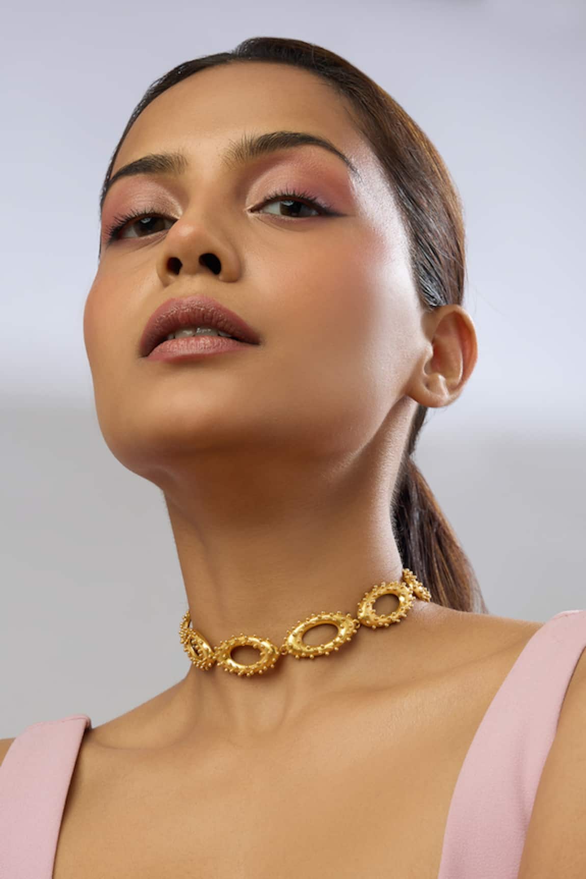 Mnsh Vine Mini Oval Choker 