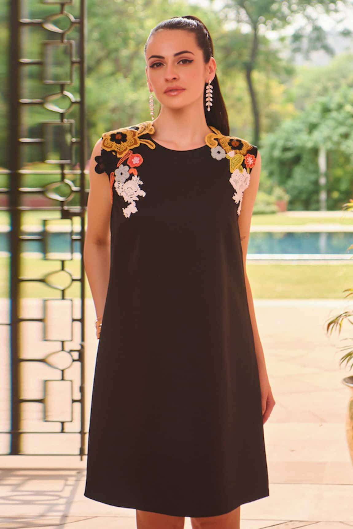 Nika 1.0 Multi Patchwork Dress 