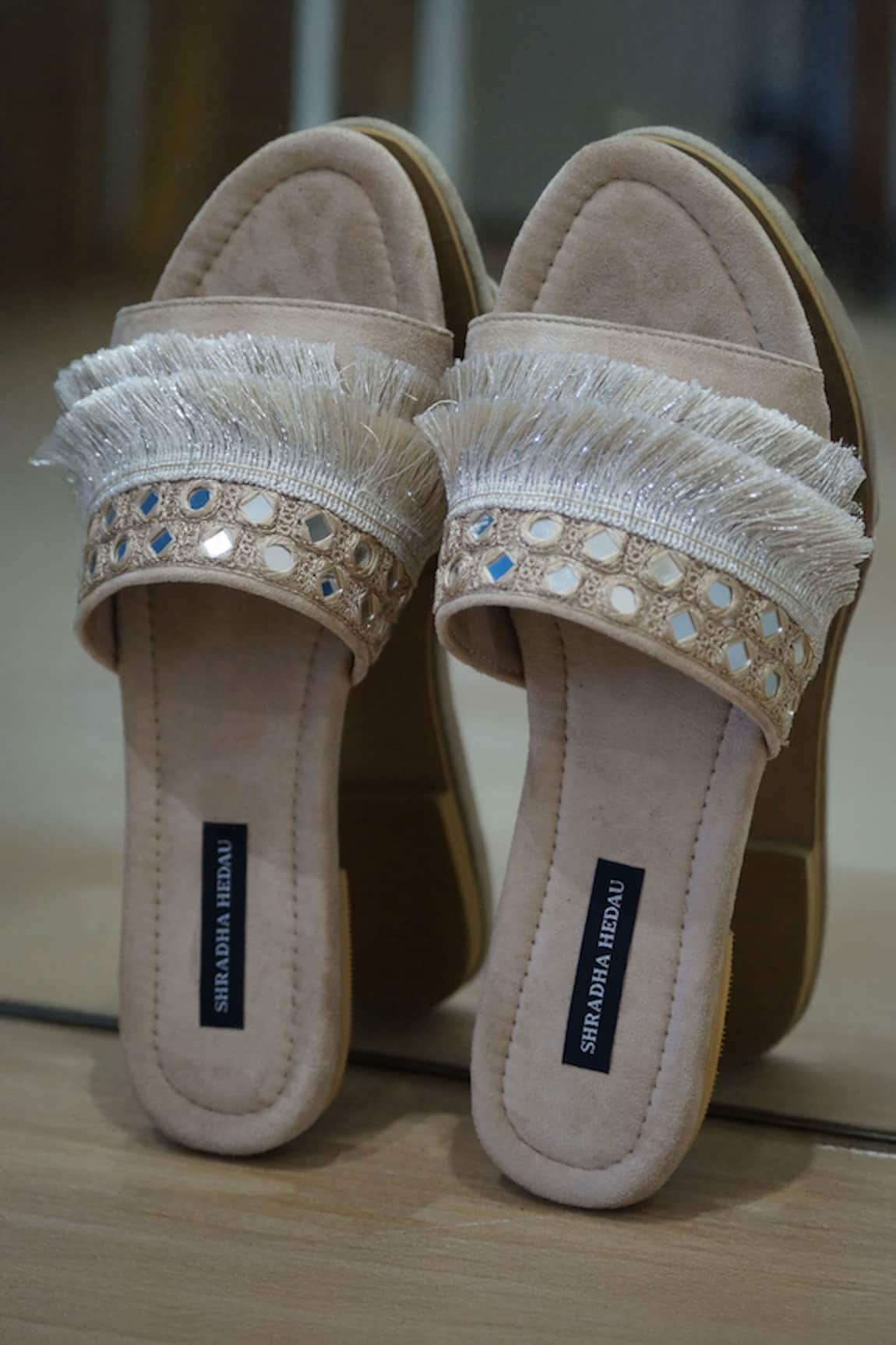 Shradha Hedau Footwear Couture Mabel Embroidered Flats 
