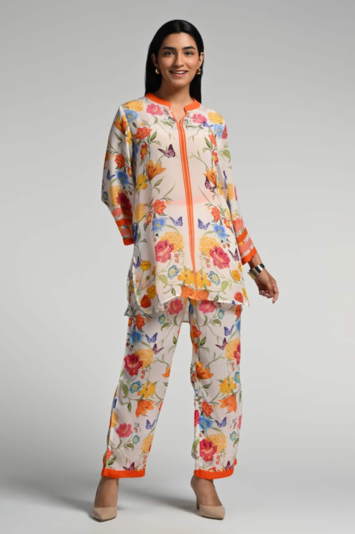 Taroob Floral Print Co-ord Set 
