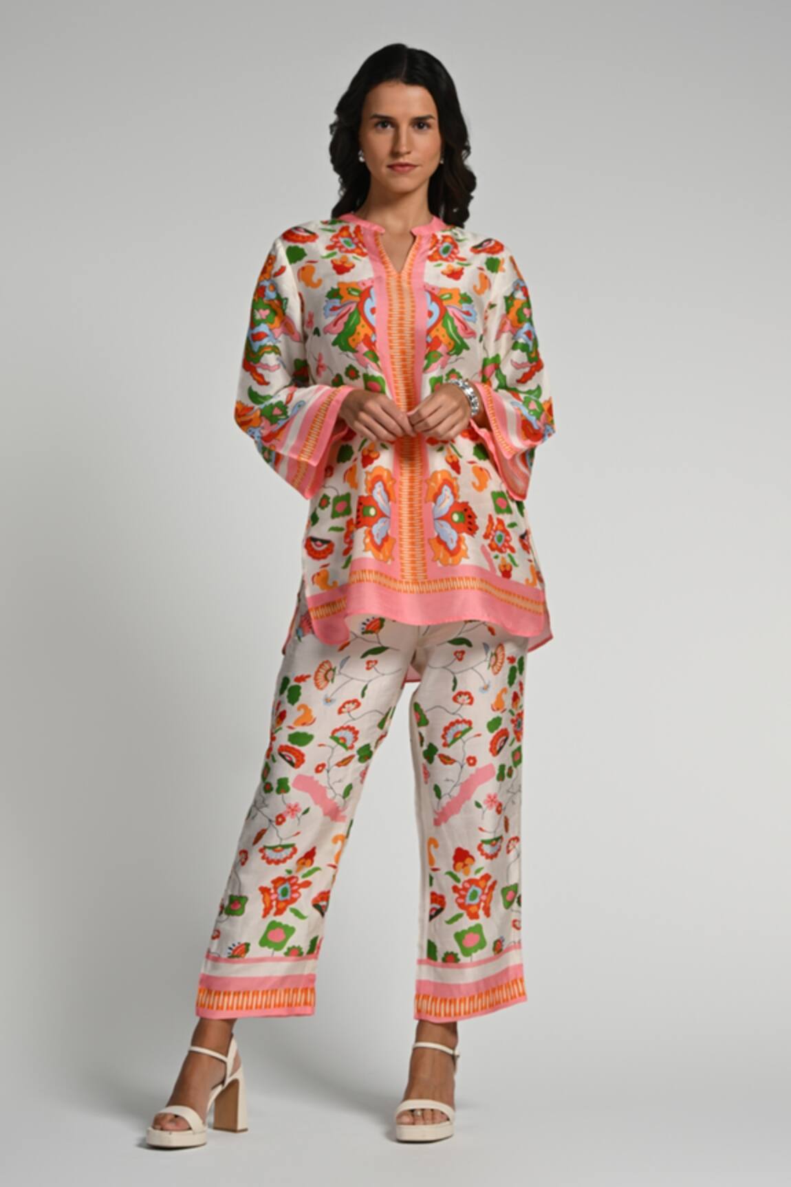 Taroob Floral Utopia Tunic Set 