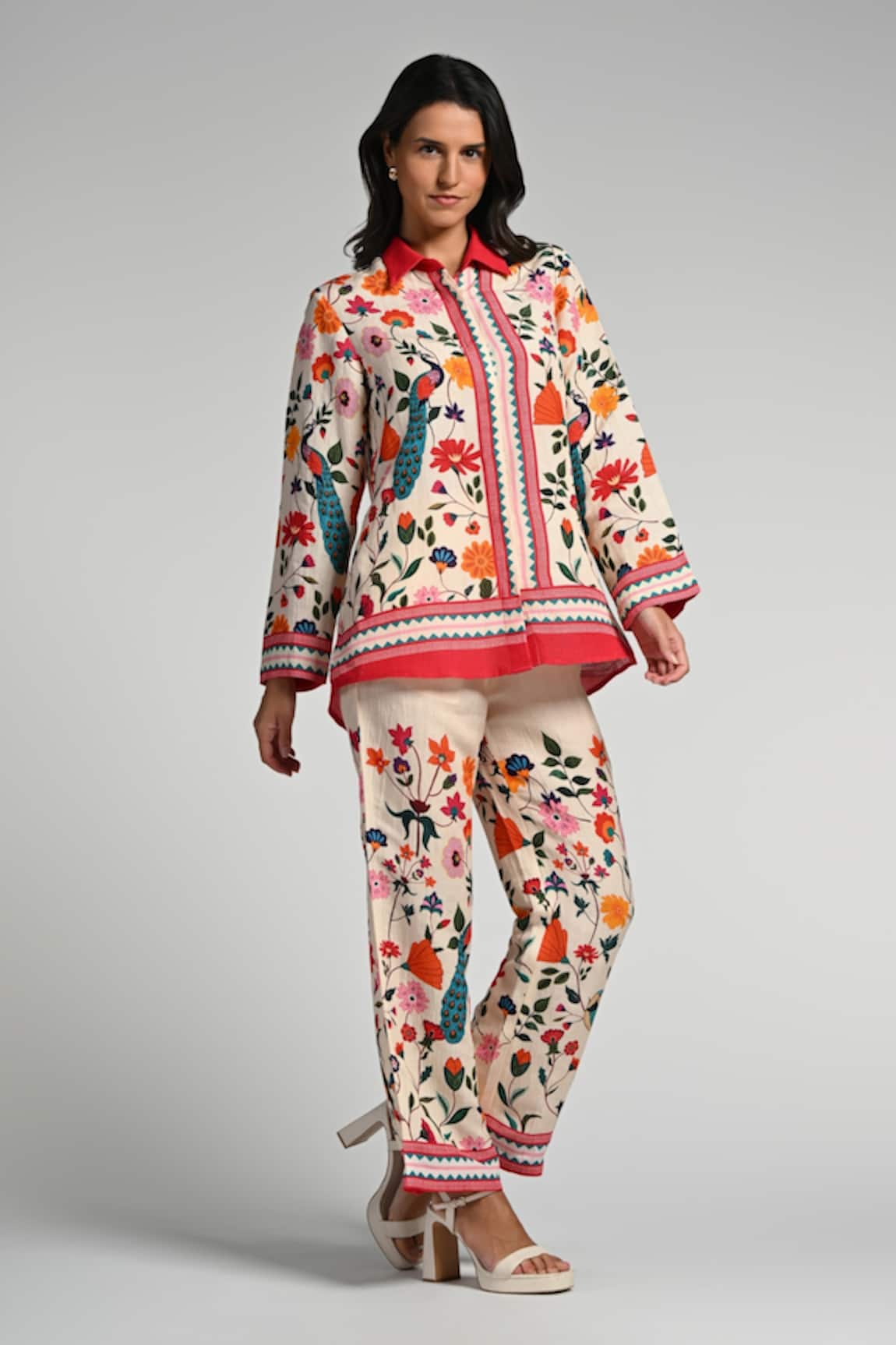 Taroob Bageecha Linen Co-ord Set 