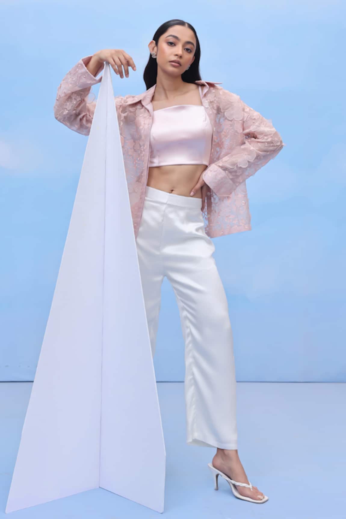 COUCHÉ BY ANANDINI Botanical Blossoms Pink Shirt 