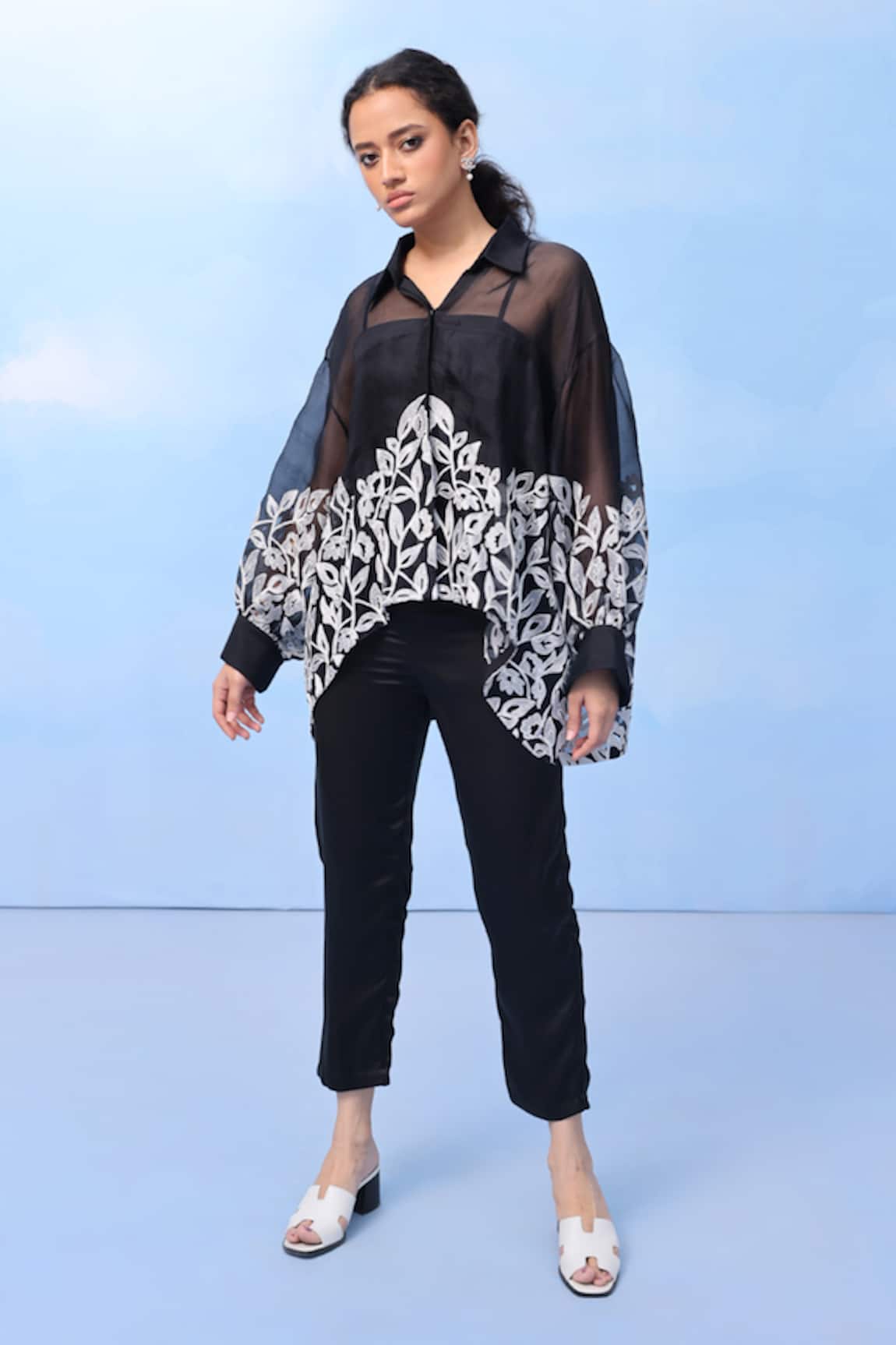 COUCHÉ BY ANANDINI Soft Illusion Black Shirt 