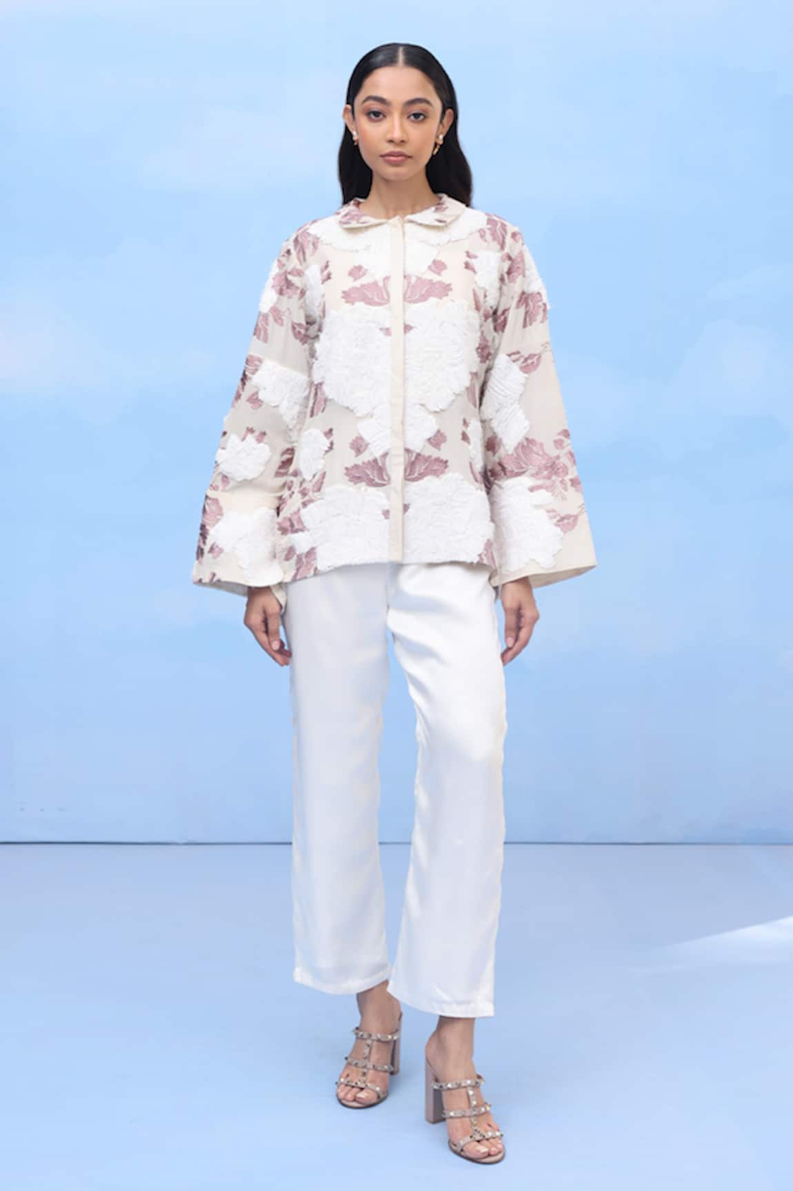 COUCHÉ BY ANANDINI Velvet Dreams Floral Shirt 