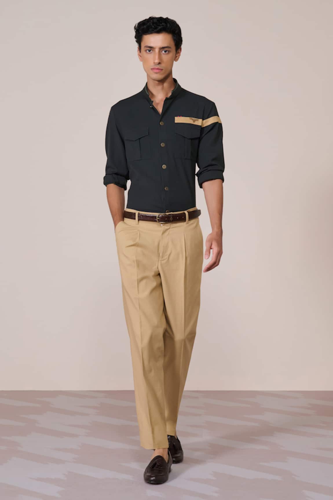 S&N By Shantnu Nikhil Emerald Slim Fit Designer Shirt 