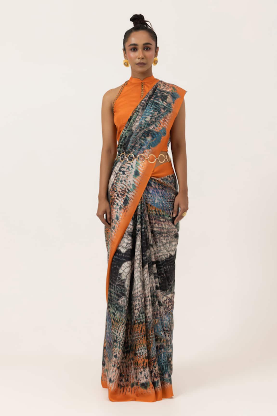 Unallume By Nisha Enchanted Canopy Silk Saree 