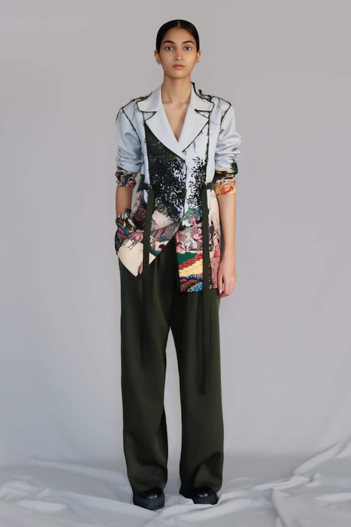 Anurag Gupta Neolithic Coat Set 