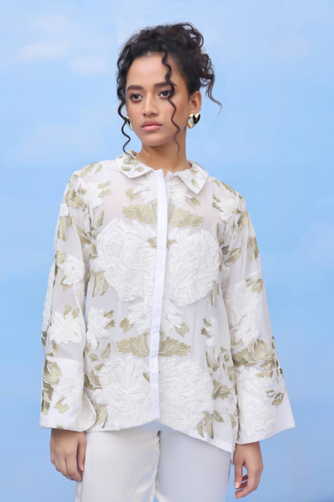 COUCHÉ BY ANANDINI Velvet Dreams Floral Shirt 