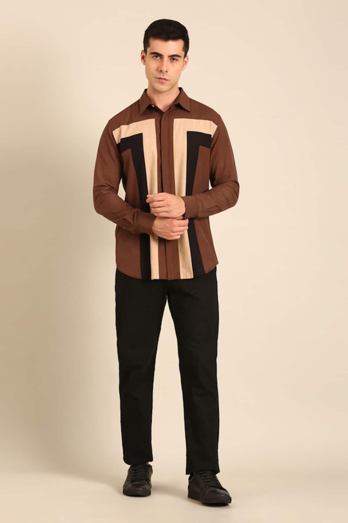 Mayank Modi - Men Designer Malai Cotton Shirt 