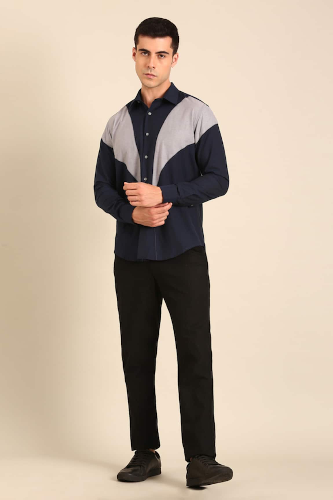 Mayank Modi - Men Malai Cotton Shirt 