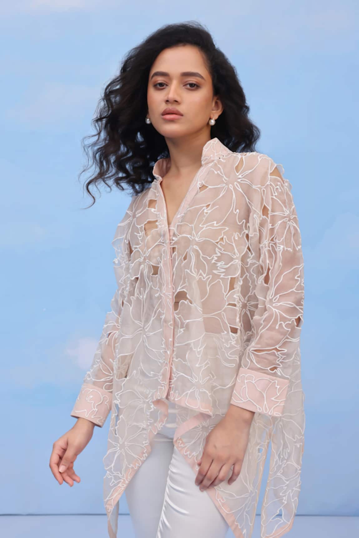 COUCHÉ BY ANANDINI Floral Cut Bloom Shirt 