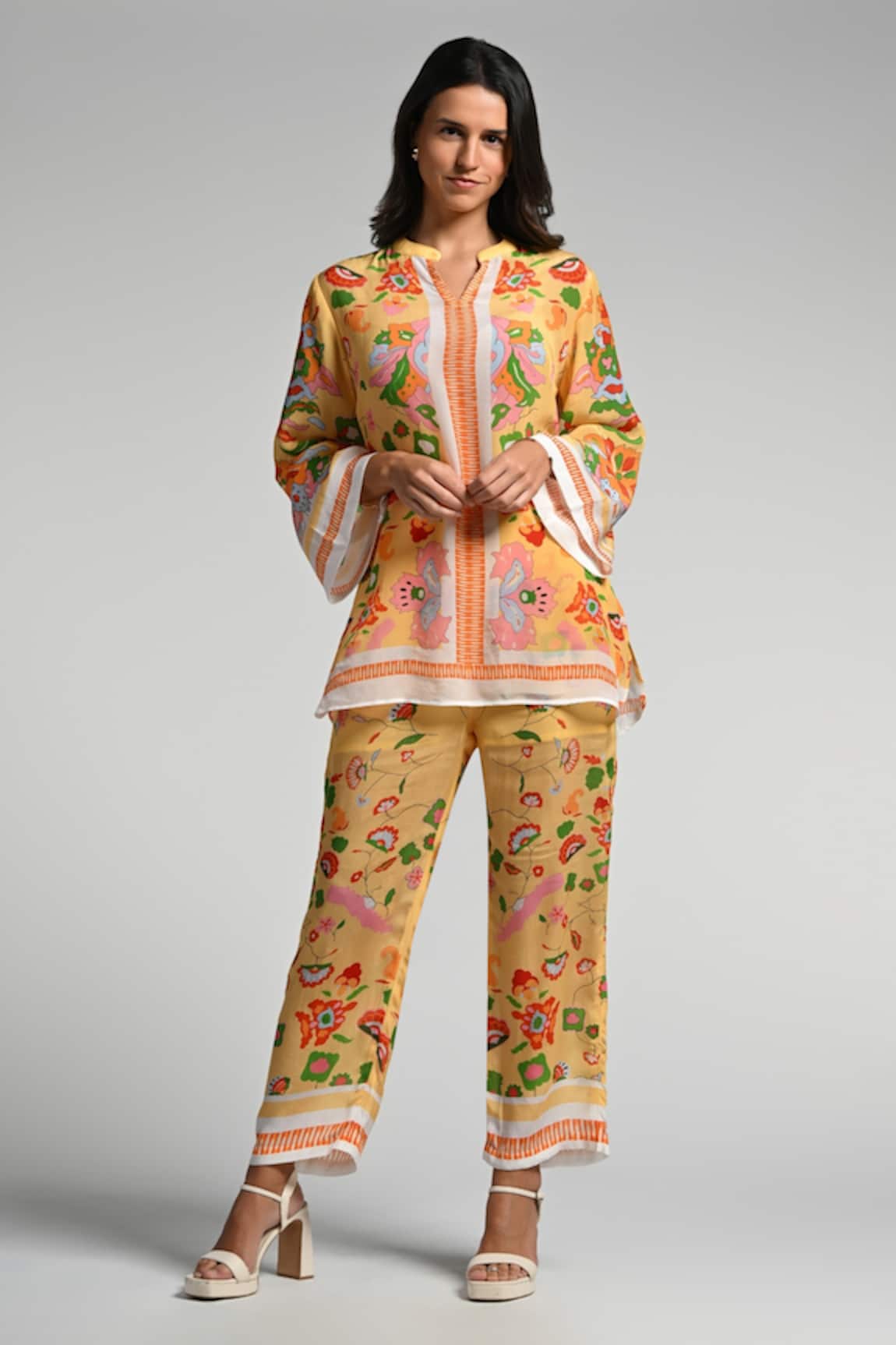 Taroob Floral Utopia Tunic Set 
