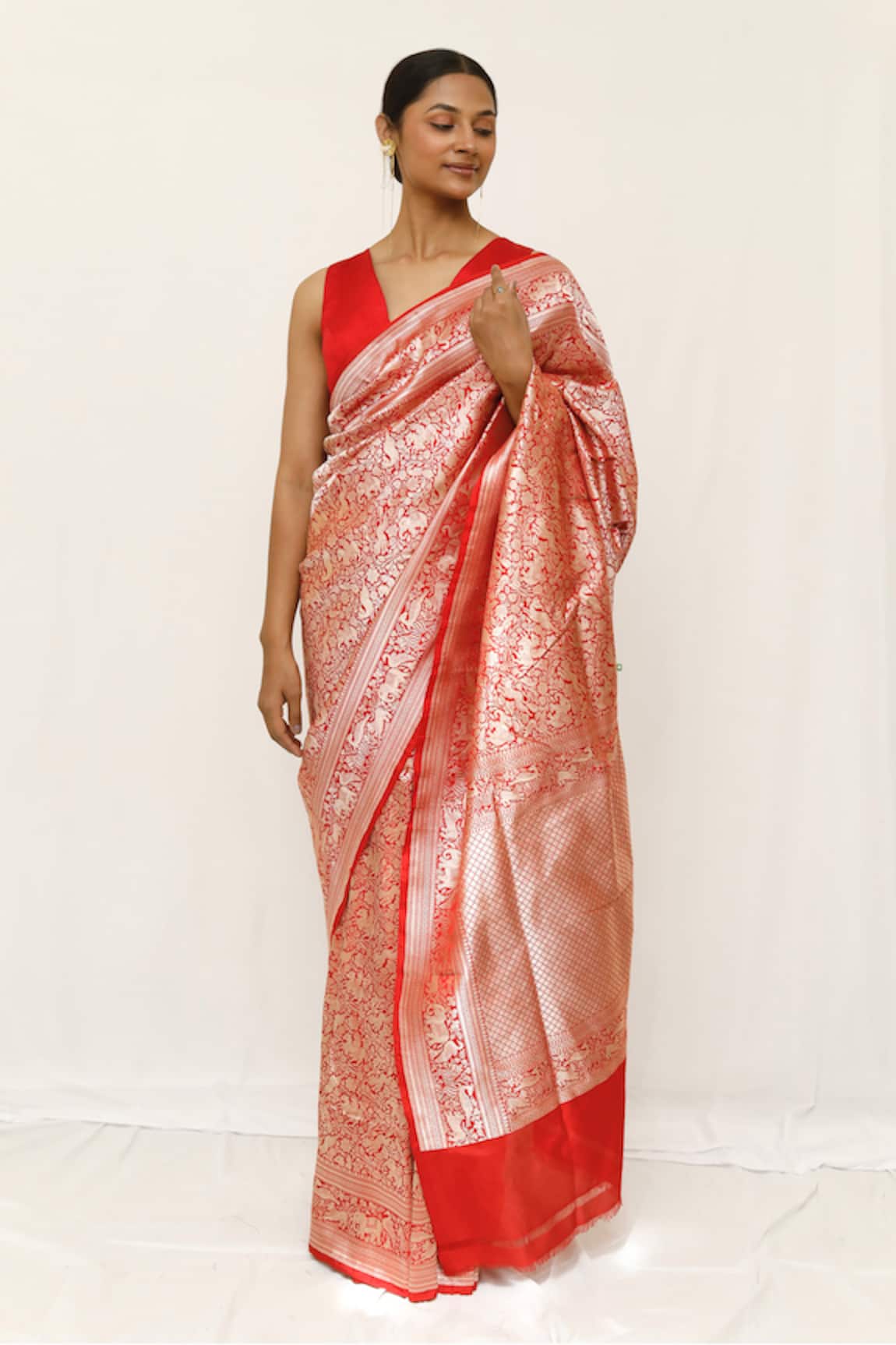 Neha & Tarun Designer Woven Silk Saree 