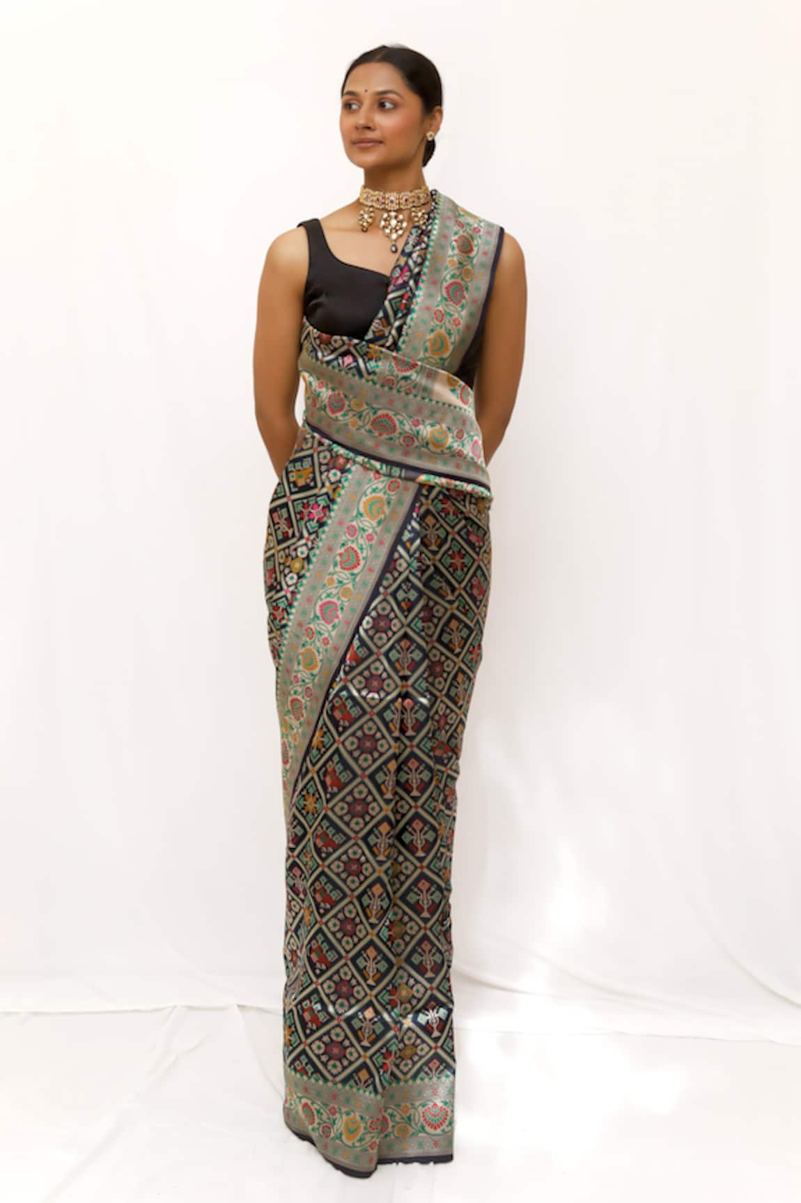 Neha & Tarun Designer Silk Printed Saree 