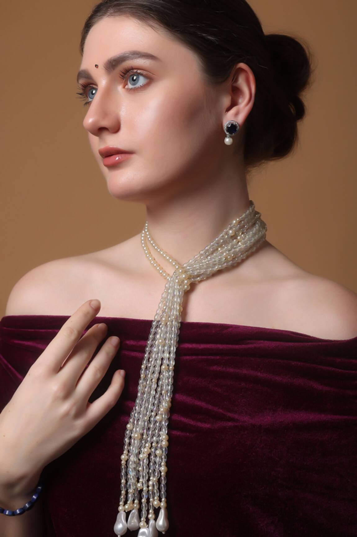 Dugran By Dugristyle Snowlace Spark Haar Pendent Necklace 