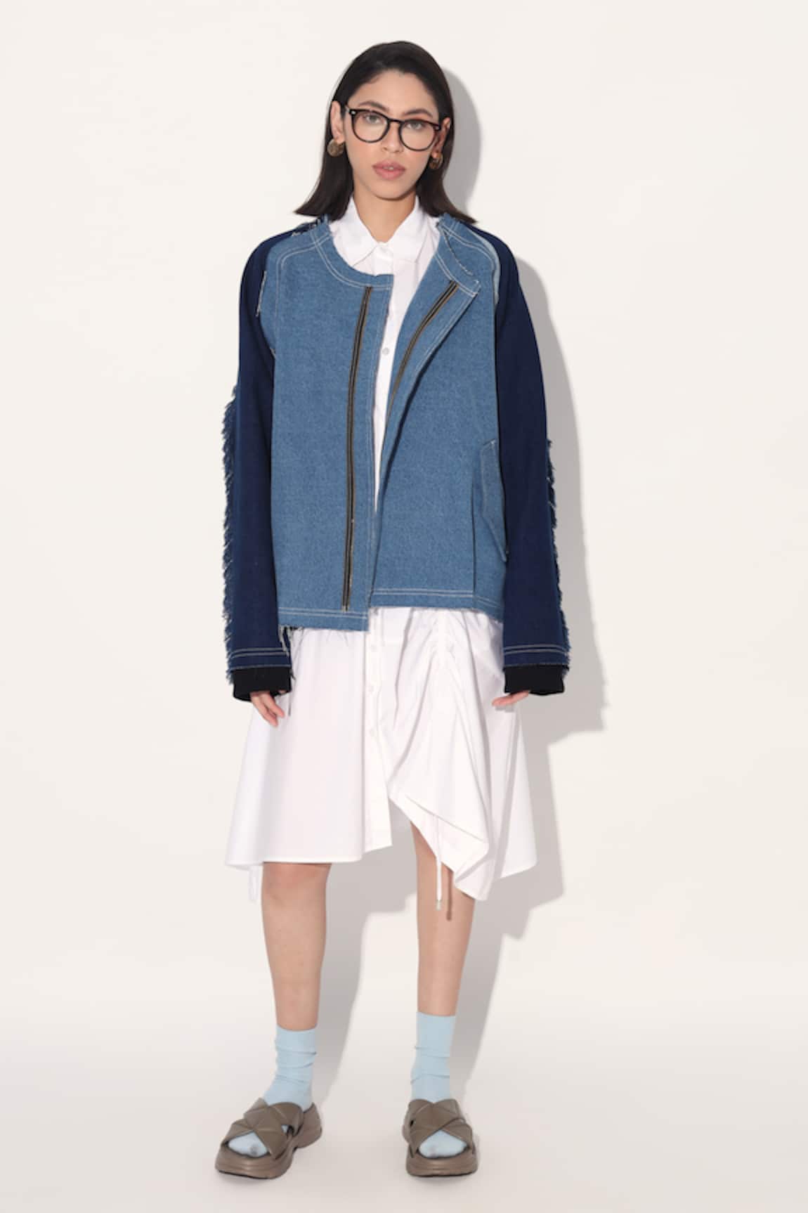 Linetribe_ Blue Denim Designer Jacket 