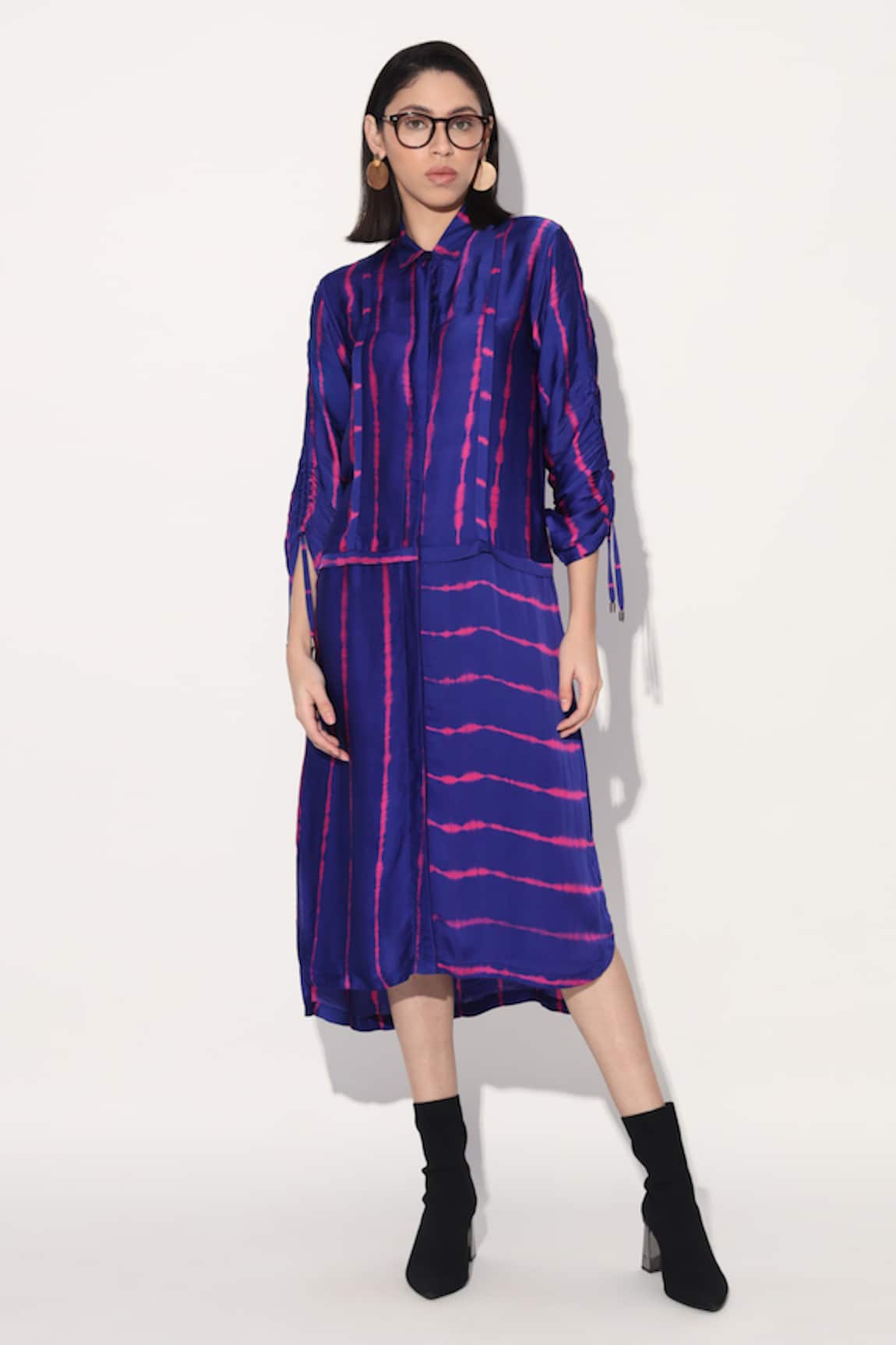 Linetribe_ Designer Pink Purple Dress 