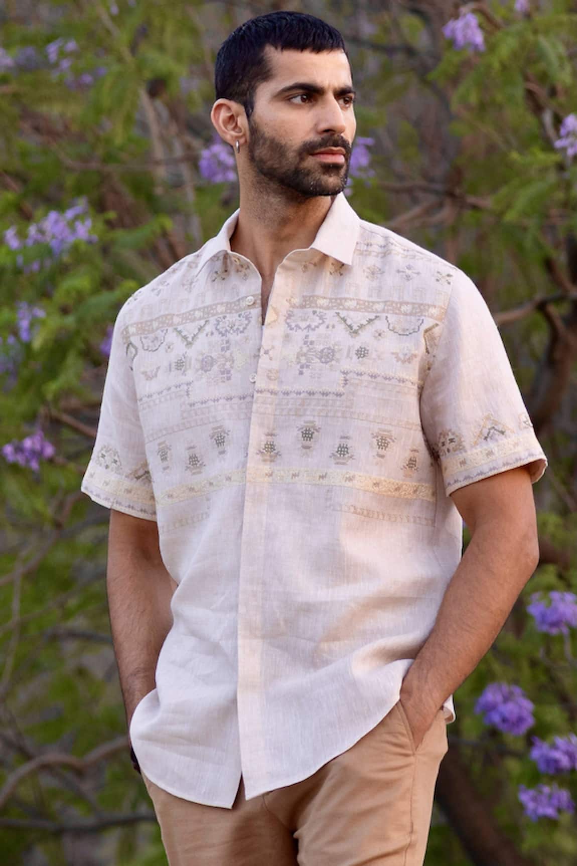 Asuka Nomadic Tapestry Embroidered Shirt 