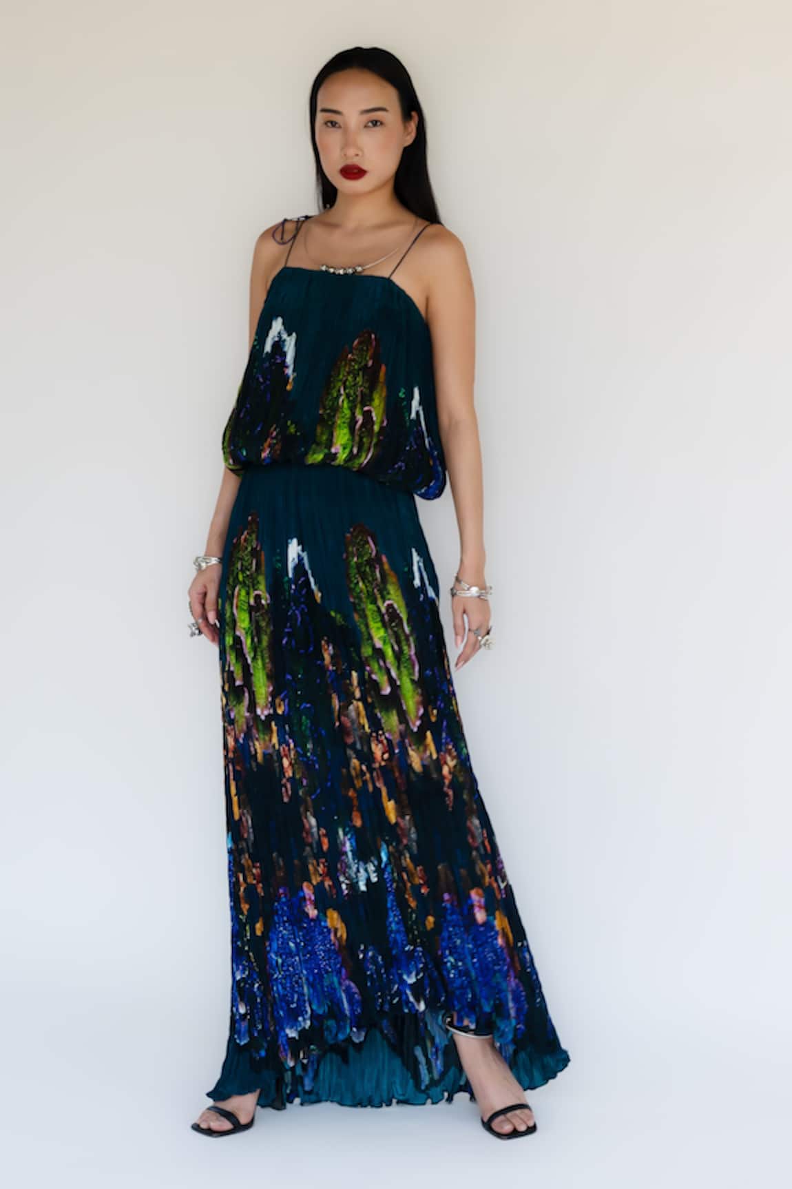 Amka Designer Azo Free Silk Skirt 