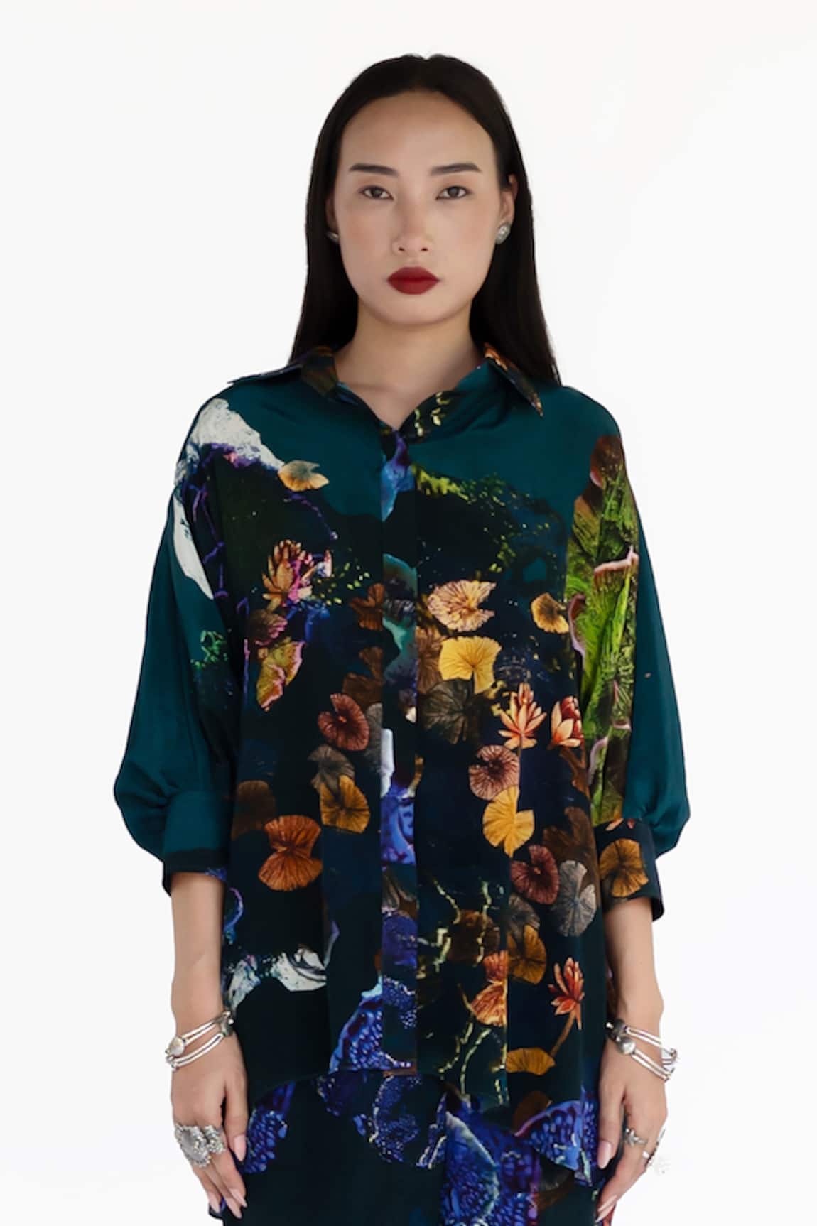 Amka Midnight Blue Designer Shirt 