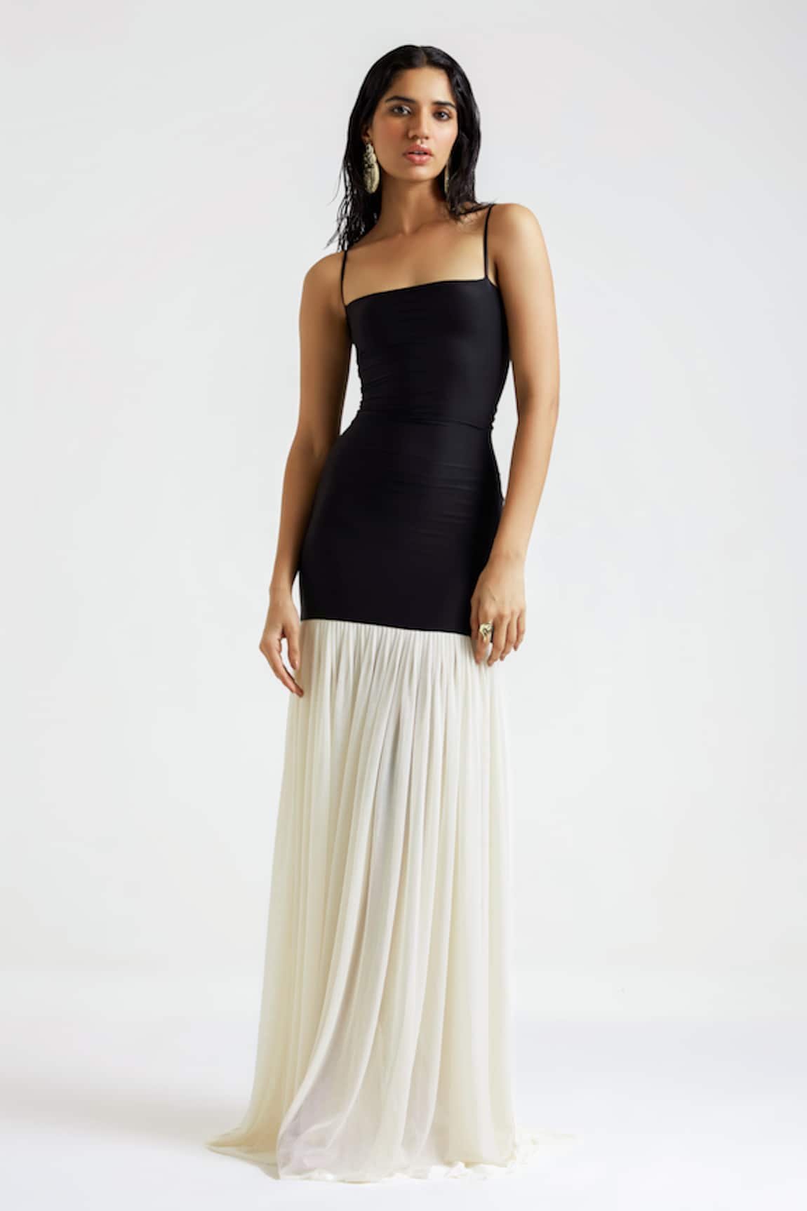 Deme By Gabriella Cara Gather Detailed Gown 