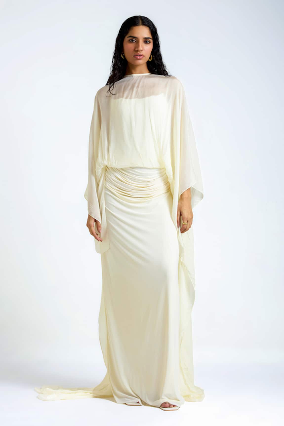 Deme By Gabriella Francesca Draped Gown 