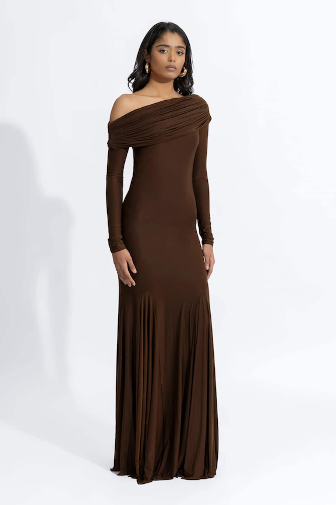 Deme By Gabriella Irene Off Shoulder Mermaid Dress 