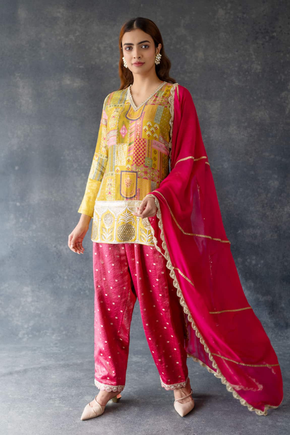 Shachi Sood Designer Rang Baugh Kurta Set 