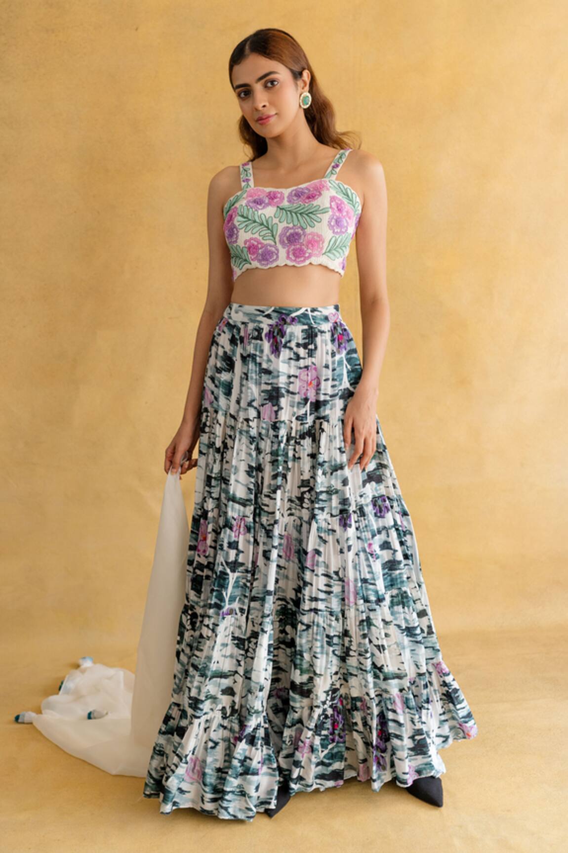 Shachi Sood Twilight Taar Floral Lehenga Set 