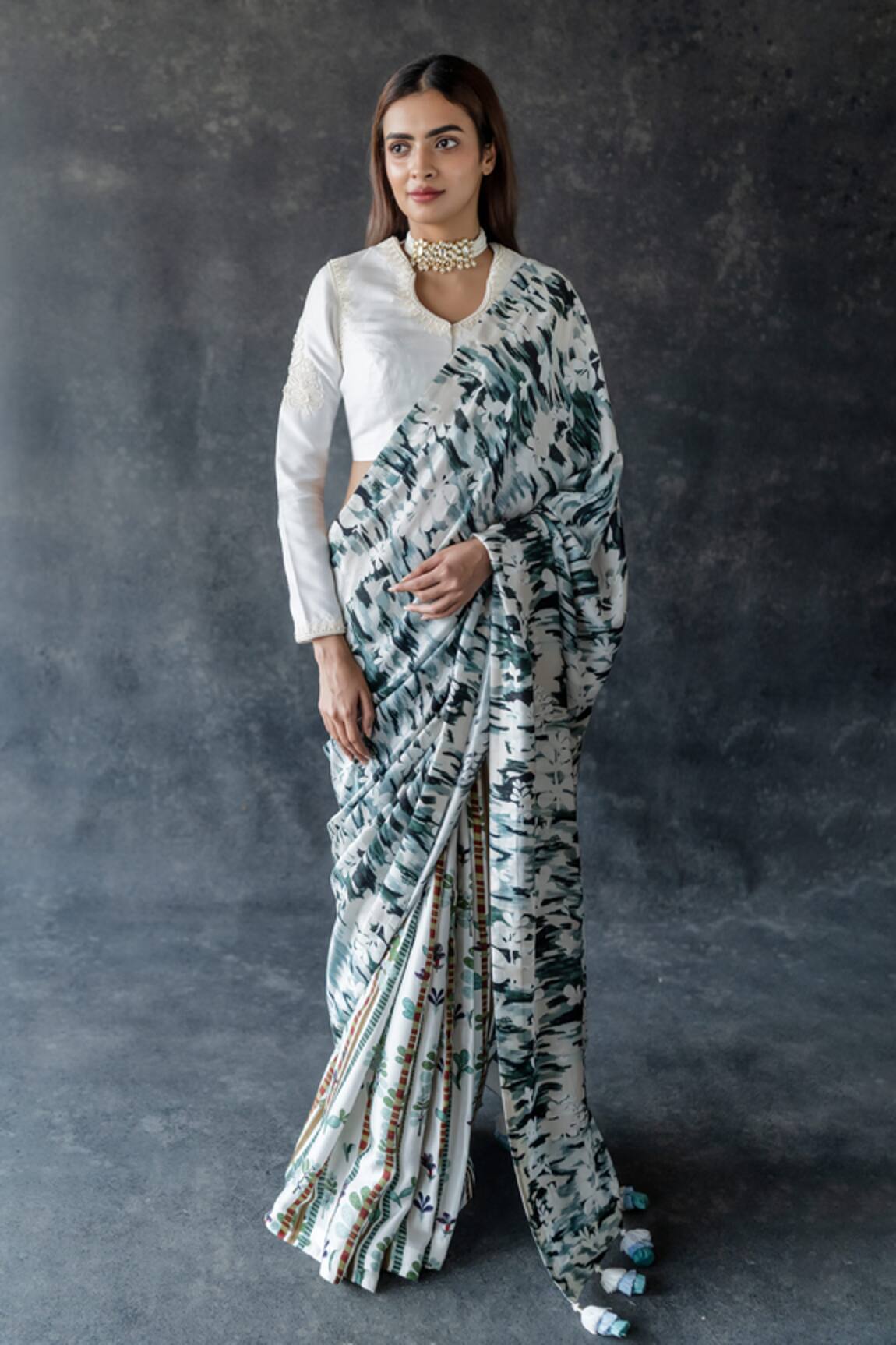 Shachi Sood Designer Sanjh Sutra Saree Set 