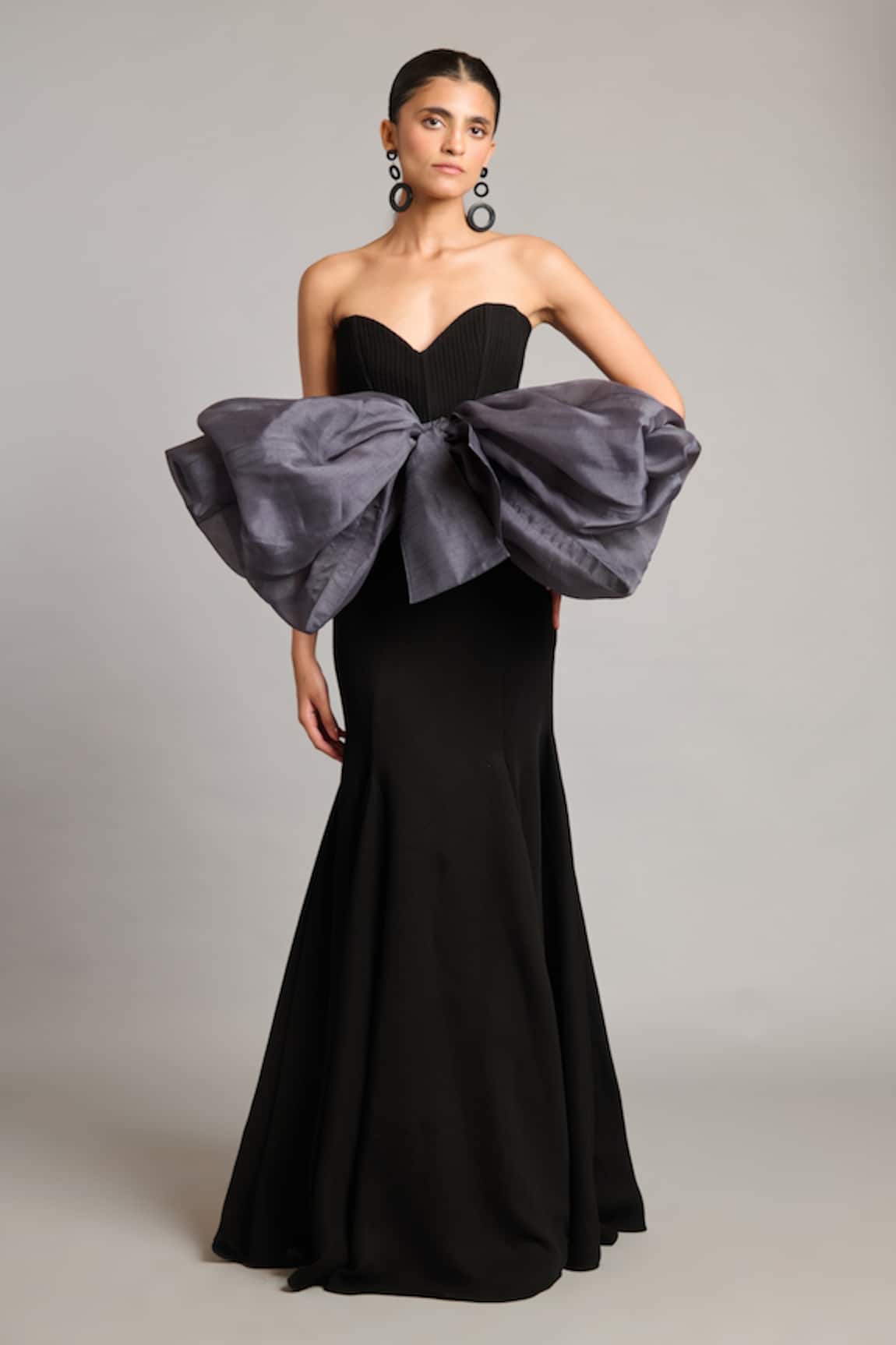 Siddartha Tytler Black Bow Detailed Corset 