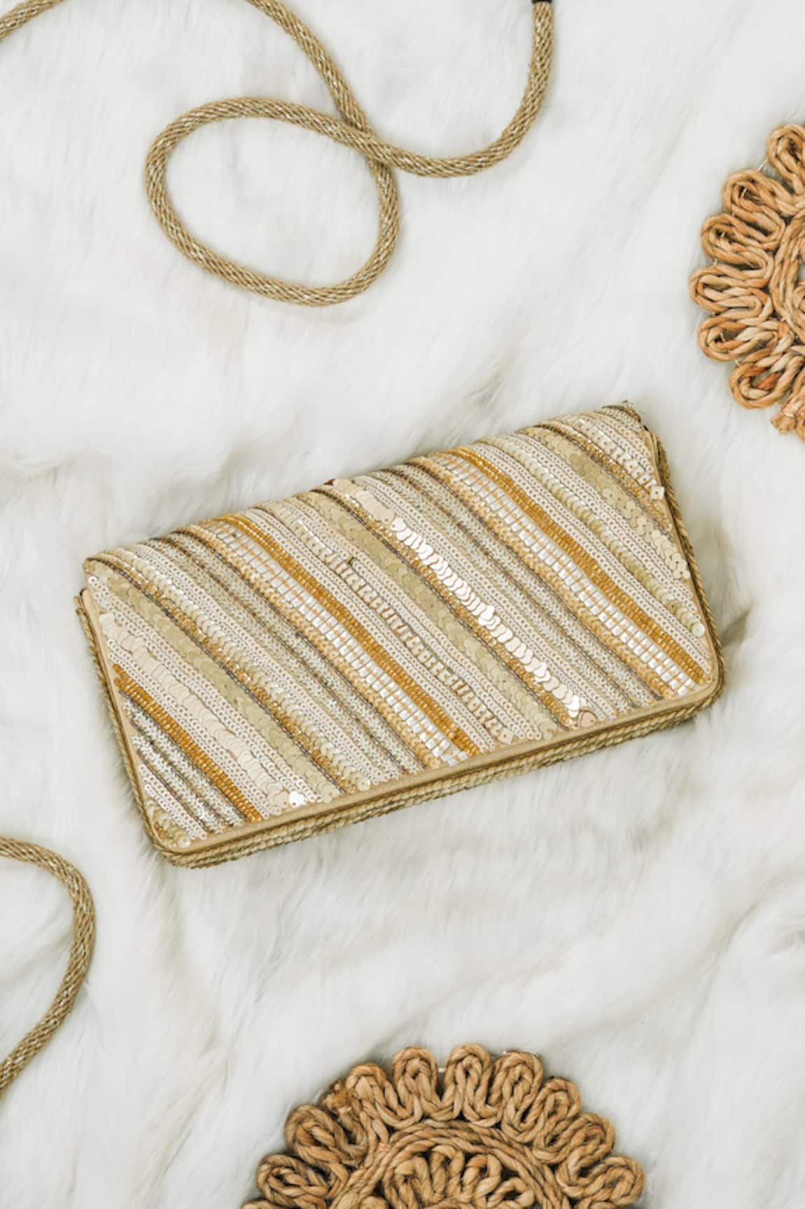 The Purple Sack Zing Zang Handcrafted Clutch 