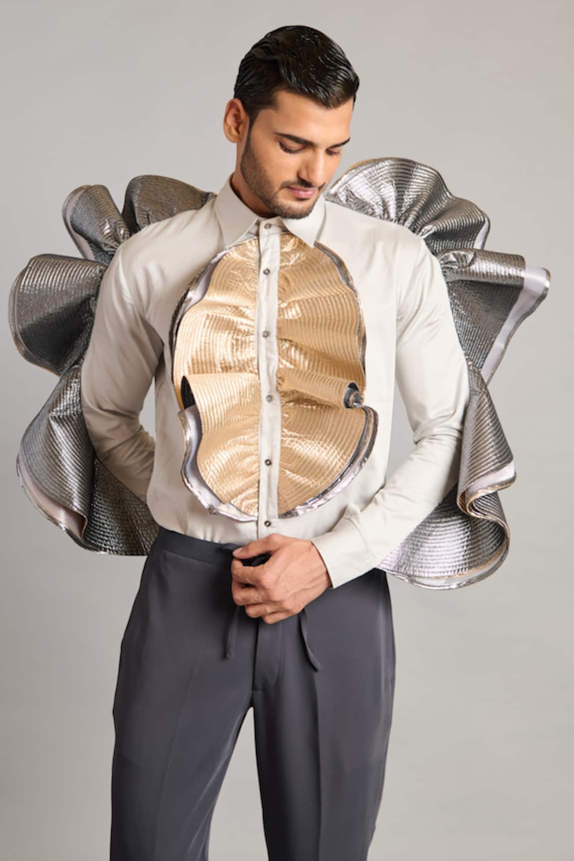 Siddartha Tytler Steel Cascade Shirt 